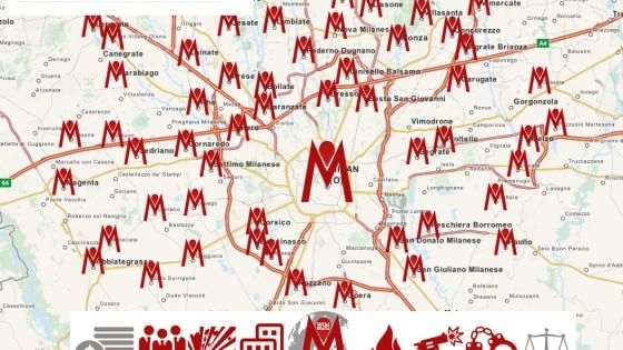 Карта за мафиоти в Италия